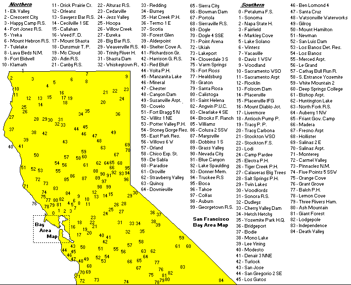 Alphabetical list of California Cities