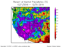 Departure from normal precipitation Departure from normal precipitation